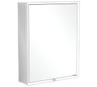Villeroy und Boch My View Now Armoire de toilette A4586L00 60 x 75 x 16,8 cm, 2000 à gauche, éclairage LED, porte match2, avec interrupteur marche / arrêt