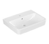 Villeroy & Boch Lavabo O.Novo 60×46 cm rectangulaire classique, trop-plein, trou pour robinet, blanc