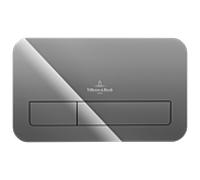 Villeroy & Boch Plaque de déclenchement ViConnect pour WC 922400RA verre sécurit Glossy Grey