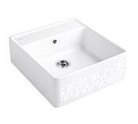 Villeroy et Boch simple vasque 632061KT ensemble de déchets, opération manuelle, kit de montage, perle blanche