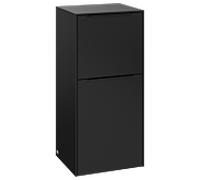 Villeroy und Boch Subway 3. 1930 C59501VL 40x86x36.2cm, charnière droite / poignée Volcano black, Volcano black