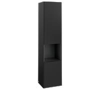 Villeroy und Boch Subway 3. 1930 C58801VL 40x171x36.2cm, charnière gauche / poignée Volcano black, Volcano black