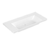 Villeroy und Boch Subway 3. 1930 vasque à poser 4A70A301 100x47cm, sans trou pour robinetterie / sans trop-plein, blanc