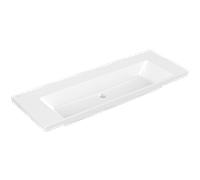 Villeroy und Boch Subway 3. 1930 vasque à poser 4A70D301 130x47cm, sans trou pour robinetterie / sans trop-plein, blanc