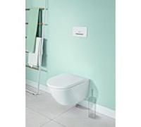 Villeroy und Boch Subway 3. 1930 Combi-Pack mural WC avec siège WC 4670TSR1 TwistFlush sans rebord, blanc CeramicPlus