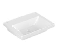 Villeroy & Boch Meuble-lavabo Subway 3.0 55x44 cm sans trop-plein ni trou pour robinet blanc alpin