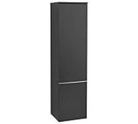 Villeroy und Boch Venticello A95101PD 40,4 x 154,6 x 37,2 cm, gauche, poignée chromée, Black Matt Lacquer