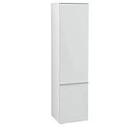 Villeroy und Boch Venticello A95111RE 40,4 x 154,6 x 37,2 cm, droite, poignée chromée, verre Glossy White
