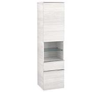 Villeroy und Boch Venticello A95201E8 40,4 x 154,6 x 37,2 cm, gauche, poignée chromée, White Wood