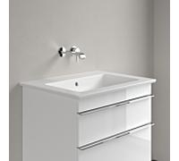 Villeroy und Boch Venticello lavabo 412467RW 65x50,5 cm, blanc pierre C-plus, sans trou pour robinetterie, avec trop-plein