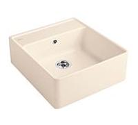 Villeroy und Boch 1 bac 632061FU set de vidange, fonctionnement manuel, kit de montage, Ivoire