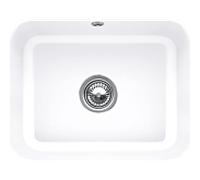 Villeroy und Boch avec garniture de vidage sous plan 670601KG avec garniture de vidage , fonctionnement manuel, avec garniture de vidage montage, Blanche-Neige