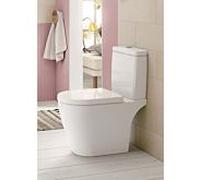 Villeroy und Boch Avento réservoir 77581101 blanc , garniture avec bouton Duo Economy, entrée sur le côté ou à l'arrière
