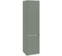 Villeroy und Boch Collaro armoire haute C03301AF 40,4x153,8x34,9cm, butée à droite, vert tendre