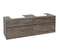 Villeroy und Boch Collaro C02100RK 160x54.8x50cm, pour 2 Waschtische , Stone Oak