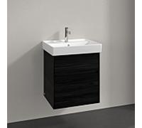 Villeroy & Boch Collaro Meuble sous-lavabo, 2 tiroirs, lavabo au centre, 510x546x414mm, C00700AB