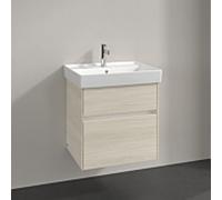 Villeroy & Boch Collaro Meuble sous-lavabo, 2 tiroirs, lavabo au centre, 554x546x444mm, C00800AA