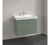 Villeroy und Boch Collaro meuble sous-vasque C01000AF 75,4x54,6x44,4cm, évier au milieu, vert tendre