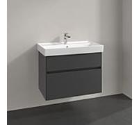 Villeroy & Boch V&B Meuble sous lavabo Collaro 75,4x54,6x44,4cm, vasque centrale, graphite Quantité:1