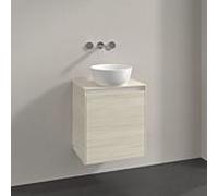 Villeroy & Boch V&B Collaro Meuble sous lavabo 50x54,8x38 cm, évier centré, chêne blanc Quantité:1