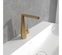 Villeroy und Boch Conum monocommande mitigeur lavabo TVW12700400076 avec push-open garniture de vidange , or brossé