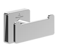 Villeroy und Boch Elements Striking double porte-serviettes TVA15201200061 chromé , 80x44x45mm