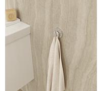 Villeroy & Boch Crochet porte-serviettes Elements Tender TVA15101100061 rond chromé 54x54x32 mm