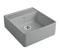 Villeroy und Boch évier simple cuve 632062SL garniture de vidange , actionnement excentrique, kit de fixation, pierre