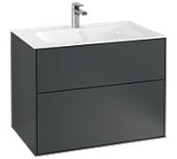Villeroy und Boch Finion Villeroy und Boch G01000HG 79.6x59.1x49.8cm, Midnight Blue Matt Lacquer , avec éclairage mural