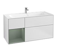 Villeroy & Boch V&B Finion Meuble sous lavabo Éclairage mural 119,6x59,1 cm, Rg l Oli. m Lac, bl. m Lac Quantité:1