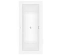 Villeroy und Boch Legato baignoire rectangulaire Duo UBA170LEG2V-RW 170x75cm, pierre blanche