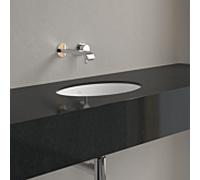Villeroy und Boch Loop & friends lavabo sous plan 4A5501R1 ovale, sans trou pour robinet, avec trop-plein, 57 x 38 cm, blanc C-plus