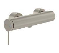 Villeroy und Boch Loop + Friends mitigeur de douche TVS10630115364 avec protection anti-retour, montage mural, nickel brossé noir