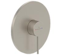 Villeroy und Boch Loop + Friends set de montage final TVS10635211364 mitigeur de douche encastré, montage mural, nickel brossé noir