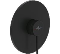 Villeroy und Boch Loop + Friends set de montage final TVS106352113K5 mitigeur de douche encastré, montage mural, noir mat