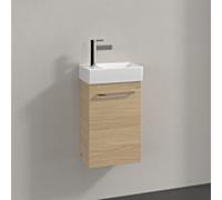 Villeroy und Boch meuble sous-vasque Avento A87601VJ 34 x 51,4 x 20,2 cm, butée à droite, porte 2000 , Nordic Oak