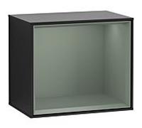 Villeroy und Boch module d' Finion F590GMPD 41.8x35.6x27cm, station de charge, étagère olive mat, laqué noir mat