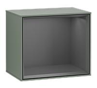 Villeroy und Boch module d' Finion G580GKGM 41.8x35.6x27cm, Emotion, étagère Antracite Matt, Olive Matt Lacquer
