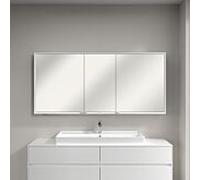 Villeroy und Boch My View Now Armoire de toilette A4551600 160 x 75 x 16,8 cm, éclairage LED, 3 portes, avec interrupteur à capteur