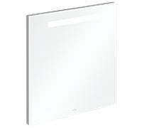 Villeroy und Boch Plus pour voir Miroir lumineux LED A430A600 60 x 60 x 3 cm, 6 W, pour commutation de pièce, IP44
