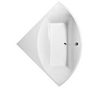 Villeroy et Boch Squaro baignoire d'angle UBQ145SQR3V-01 145 x 145 cm, blanc