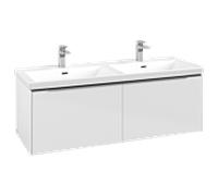 Villeroy und Boch Subway 3. 1930 C56700VE 127,2x42,9x47,8cm, sans LED / poignée aluminium brillant, blanc brillant