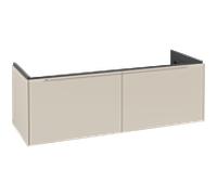 Villeroy & Boch Meuble sous lavabo Subway 3.0 C56702VN 127,2x42,9x47,8 cm 2 tiroirs Gris cachemire