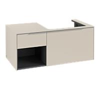 Villeroy und Boch Subway 3. 1930 C571L0VN 100,1x42,25x51,6cm, avec LED / poignée aluminium brillant, gris cachemire