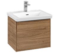 Villeroy und Boch Subway 3. 1930 C57900RH 52,3x42,9x44,75cm, sans LED / poignée aluminium brillant, chêne kansas