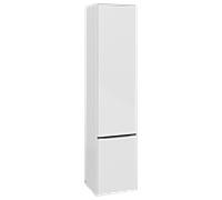 Villeroy und Boch Subway 3. 1930 C58701VE 40x171x36.2cm, charnière droite / poignée Volcano noir, blanc brillant