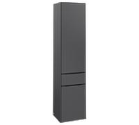 Villeroy & Boch Armoire haute Subway 3.0 C59101VR 40×171×36,2cm graphite, poignée Volcano noir