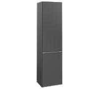 Villeroy und Boch Subway 3. 1930 C59200VR 40x171x36.2cm, charnière gauche / poignée aluminium brillant, graphite