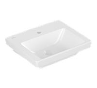 Villeroy und Boch Subway 3. 1930 lave-mains 4370FLRW 45x37cm, avec trou pour robinetterie / sans trop-plein, pierre blanche C-plus