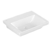 Villeroy und Boch Subway 3. 1930 vasque 4A7058R1 55x44cm, sans trou pour robinetterie / sans trop-plein, blanc C-plus